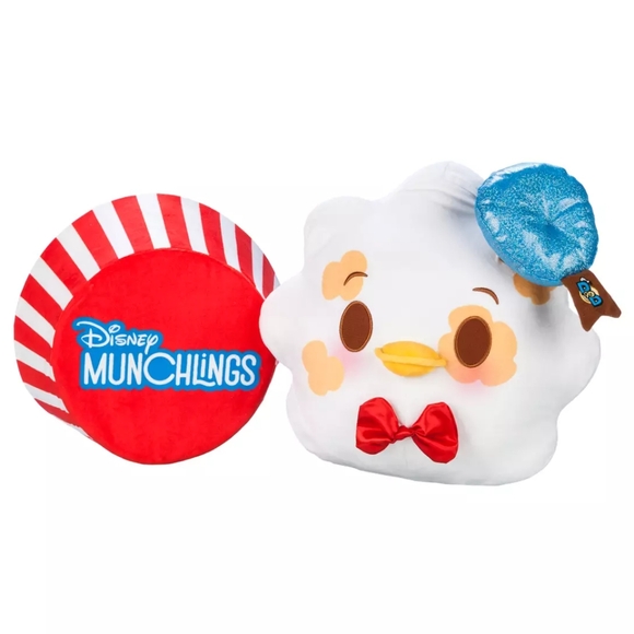 Donald Duck Popcorn Disney Munchlings Plush Sensational Snacks 90th Anniversary - Picture 5 of 6